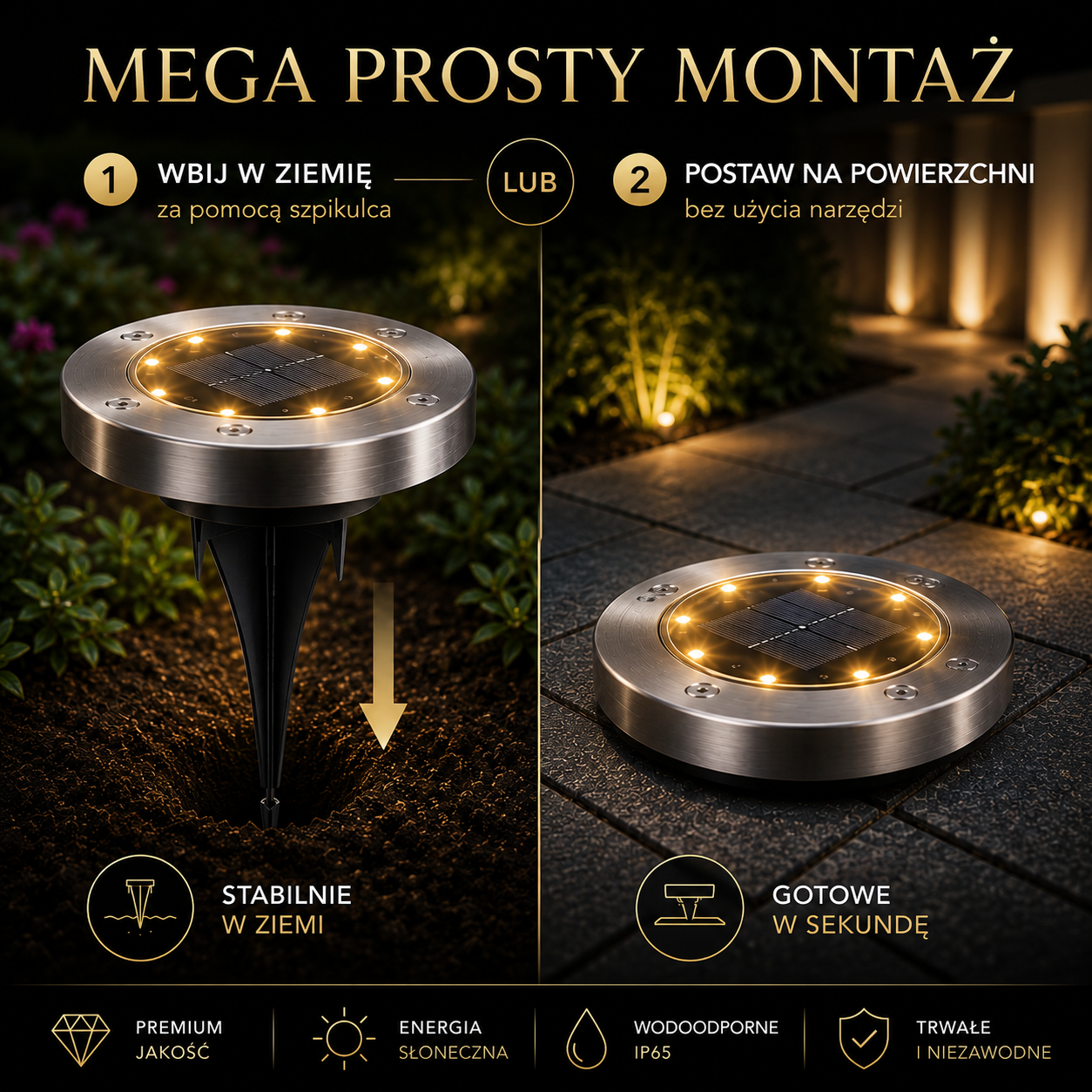 SolarGlow™ - Lampa Najazdowa LED