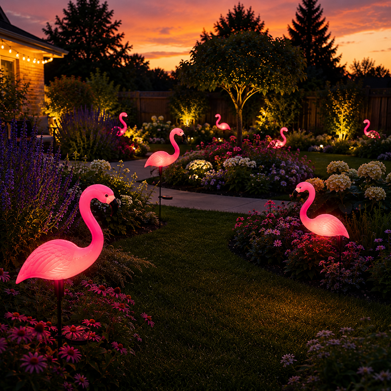 Flaminco™ - Solarny Flaming Ogrodowy