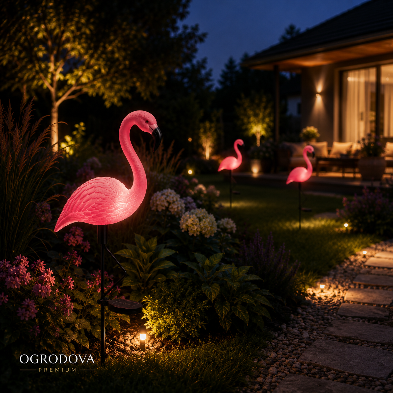 Flaminco™ - Solarny Flaming Ogrodowy