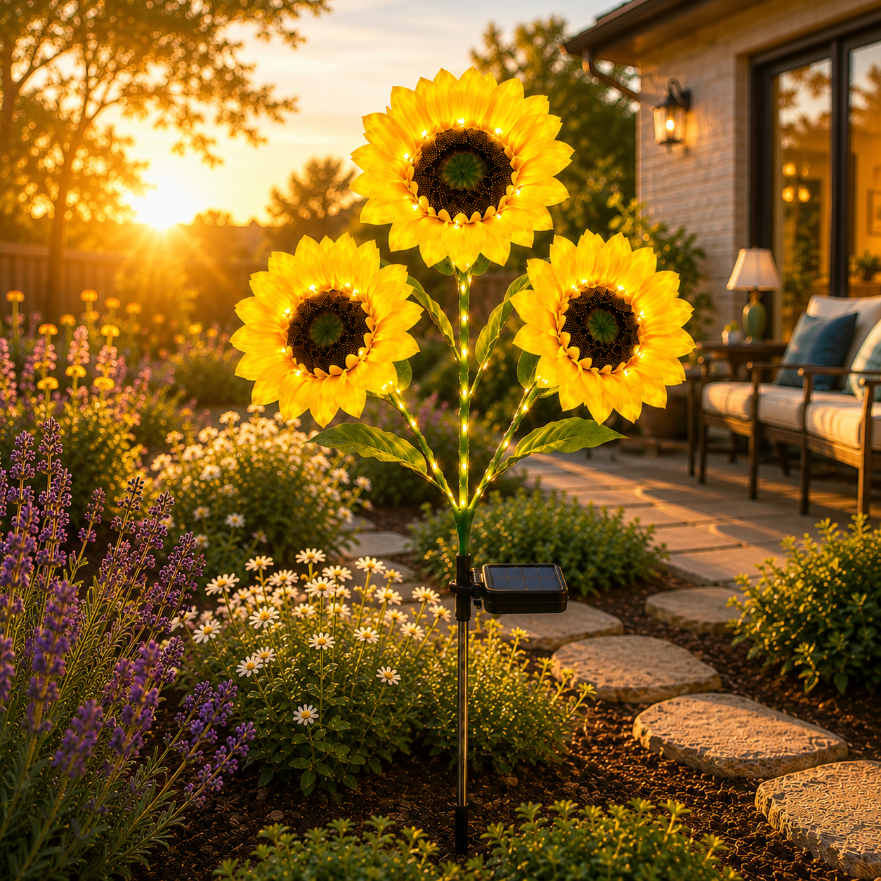 SunFlower™ - Solarny Słonecznik Ogrodowy