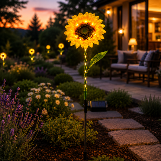 SunFlower™ — Świecący słonecznik solarny 🌻