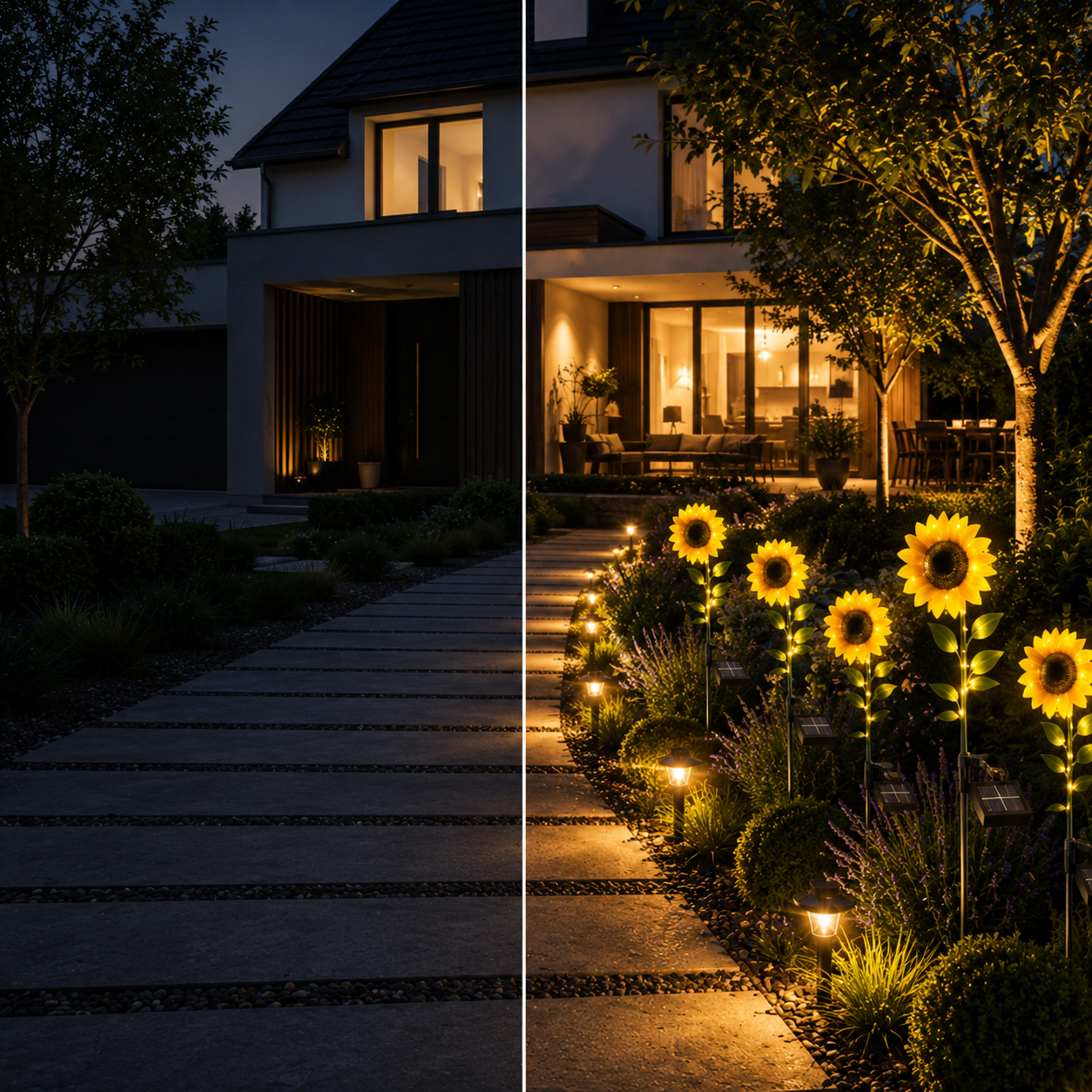 SunFlower™ — Świecący słonecznik solarny 🌻