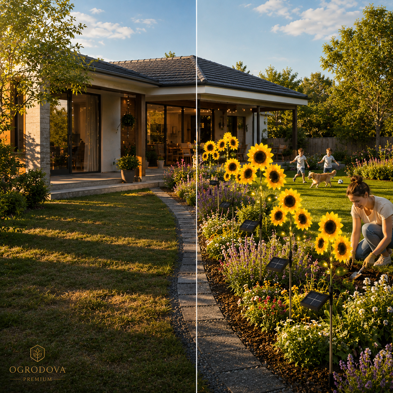 SunFlower™ — Świecący słonecznik solarny 🌻