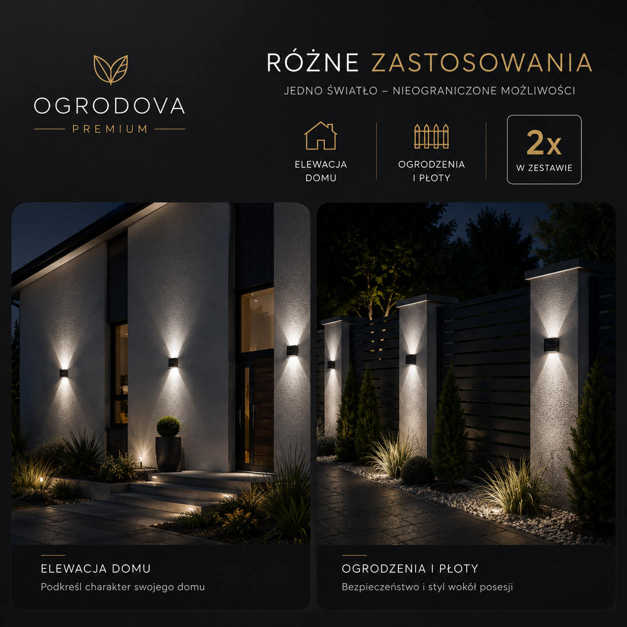 LumiWall™ – Nowoczesne światło ścienne LED